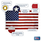 Poly US Flag-Assorted Sizes
